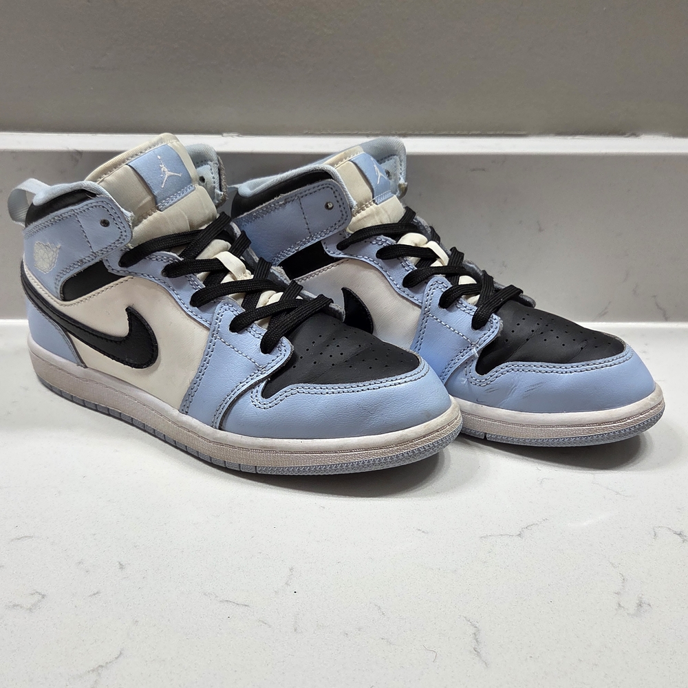 Kid's Air Jordan 1 Mid Ice Blue